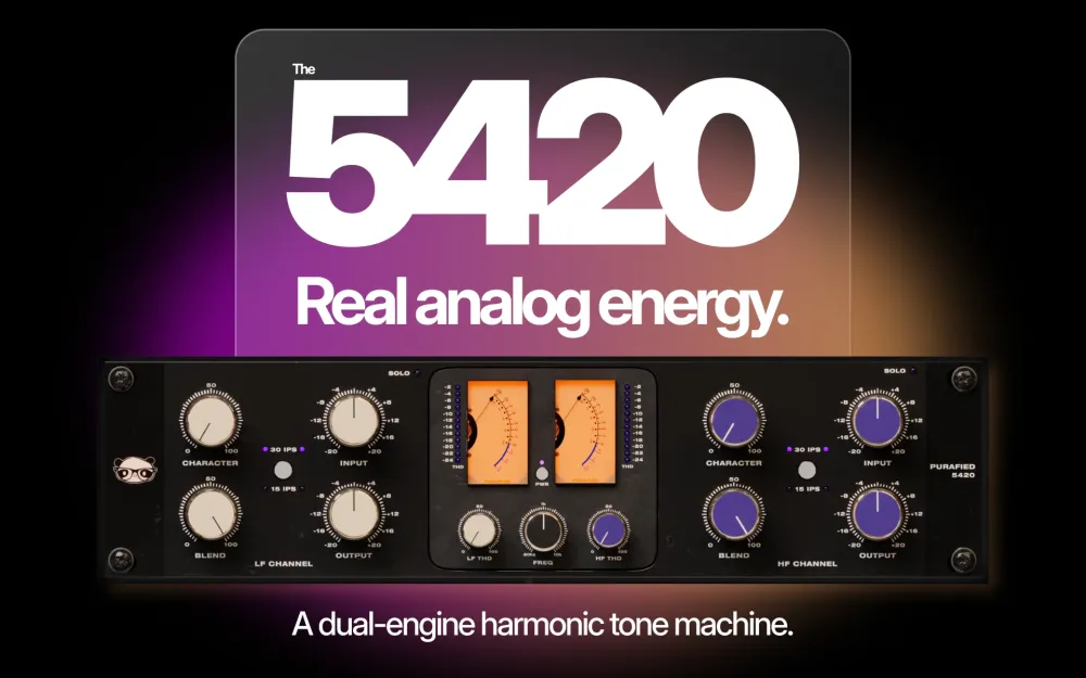 Purafied 5420是一款双引擎谐波调音台