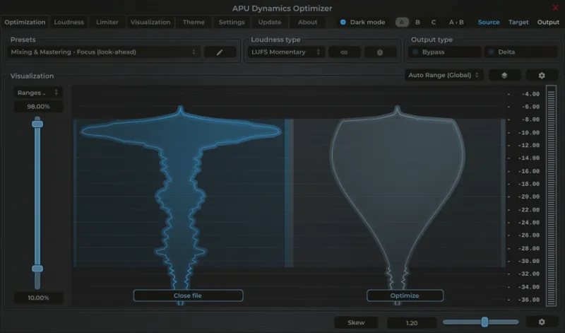 APU Software APU Dynamics Optimizer v4.6.1