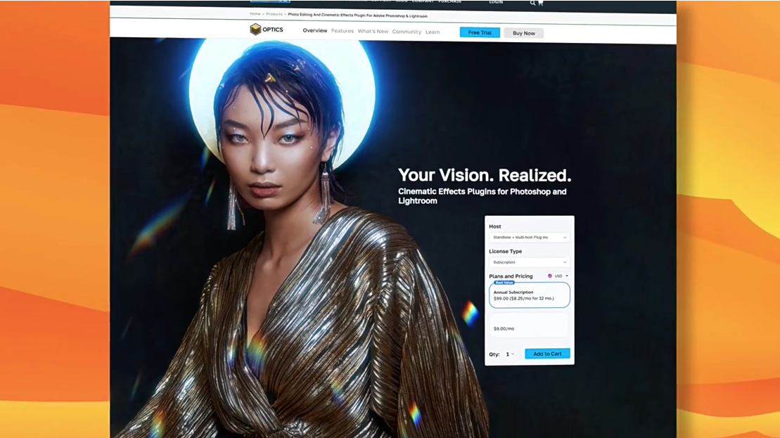 PS/LR视觉特效修图插件 Optics 2026.0.1 For Photoshop/Lightroom 专业电影级特效库 Win/Mac绿色版