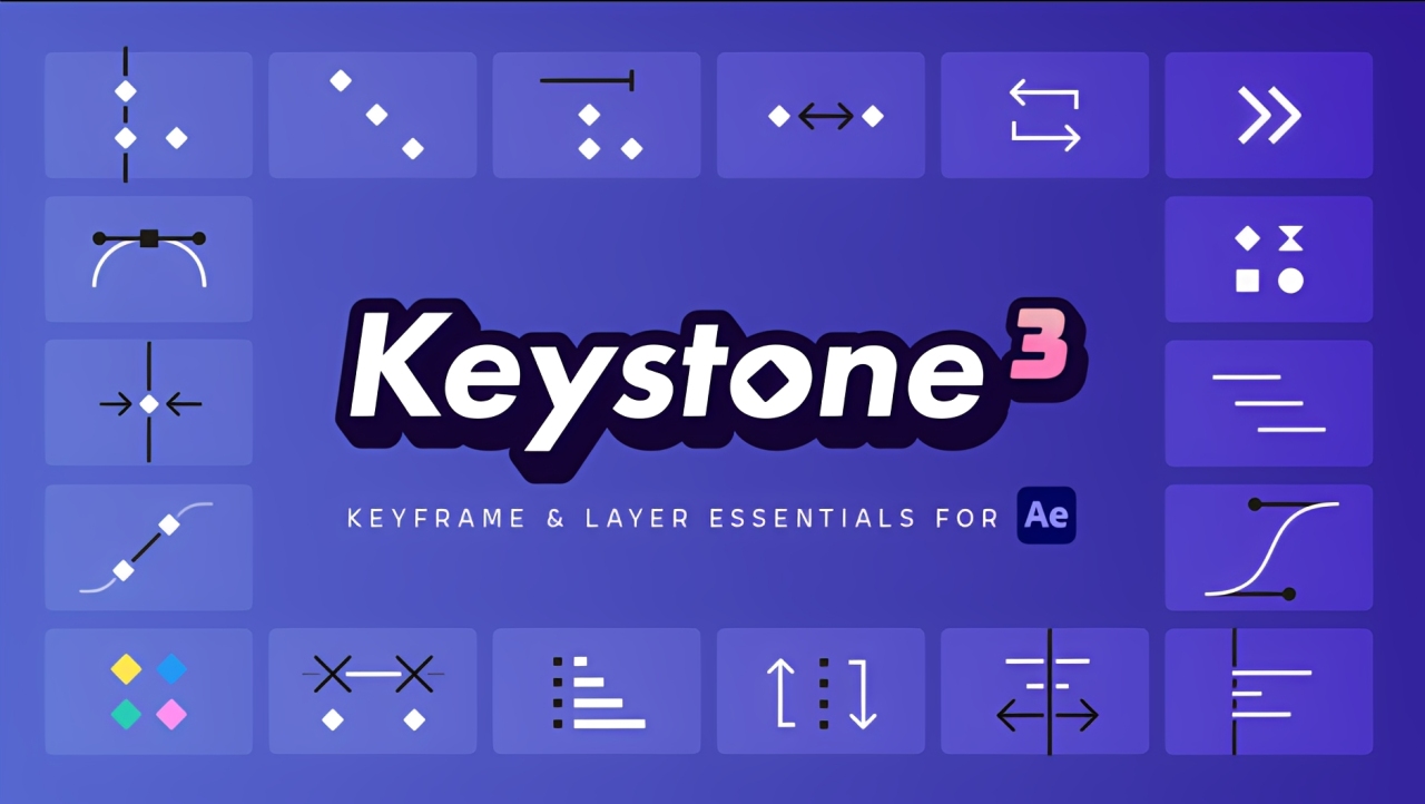Keystone v3.0.3 关键帧复制粘贴对齐镜像伸缩控制