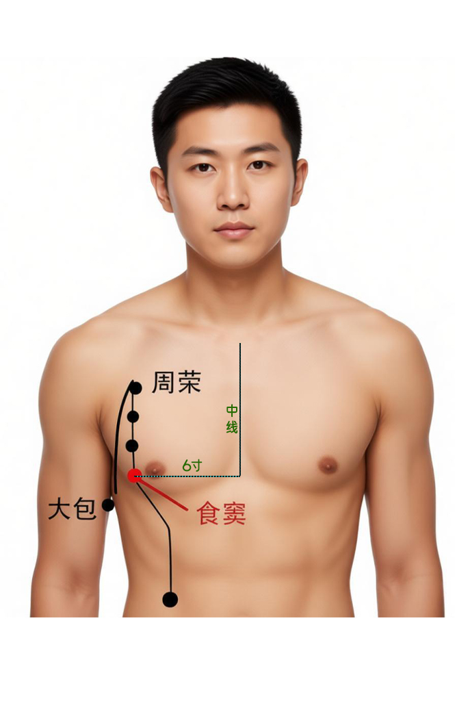 食窦穴 / SP-17 / shidou / Food Cavity